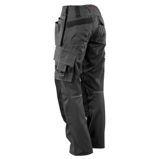 Mascot Lindos 07379 Kneepad Holster Pocket Work Trousers Grey Only Buy Now at Workwear Nation!