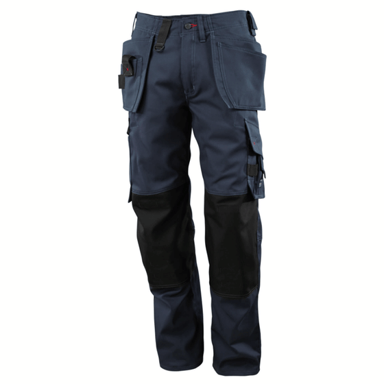 Mascot Lindos 07379 Kneepad Holster Pocket Work Trousers Navy Blue Only Buy Now at Workwear Nation!