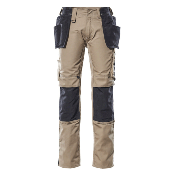Mascot Unique 17631 Kassel Kneepad Holster Pocket Trousers Khaki Only Buy Now at Workwear Nation!