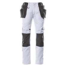  Mascot Unique 17631 Kassel Kneepad Holster Pocket Trousers White Only Buy Now at Workwear Nation!