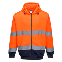  Portwest B317 Hi-Vis Two-Tone Full Zip Work Hoodie Various Colours Only Buy Now at Workwear Nation!