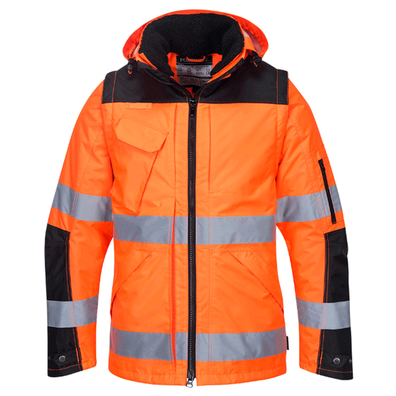 Portwest C469 Pro Hi-Vis 3-in-1 Waterproof Work Jacket Various Colours Only Buy Now at Workwear Nation!