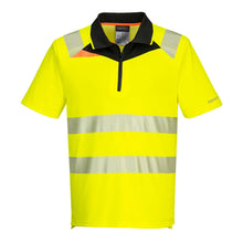  Portwest DX412 Hi-Vis Zip Neck Short Sleeve Polo T-Shirt Only Buy Now at Workwear Nation!