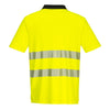 T-shirt polo à manches courtes et col zippé haute visibilité Portwest DX412 Achetez uniquement maintenant chez Workwear Nation !