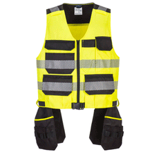  Portwest PW308 PW3 Class 1 Hi-Vis Tool Vest Only Buy Now at Workwear Nation!