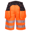 Portwest PW343 PW3 Hi-Vis Holster Pocket Work Shorts Various Colours Only Buy Now at Workwear Nation!