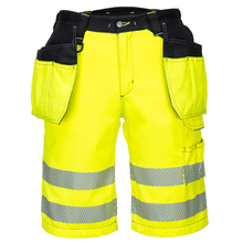 Portwest PW343 PW3 Hi-Vis Holster Pocket Work Shorts Various Colours Only Buy Now at Workwear Nation!