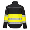 Portwest PW375 - PW3 Hi-Vis Class 1 Water Resistant Softshell Jacket Only Buy Now at Workwear Nation!