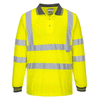 Portwest S277 Hi-Vis Long Sleeved Polo Shirt Various Colours Only Buy Now at Workwear Nation!
