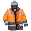 Portwest S467 Waterproof Two-Tone Hi-Vis Traffic Jacket Various Colours Only Buy Now at Workwear Nation!