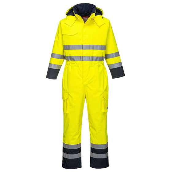 Portwest S775 Bizflame FR Waterproof Hi-Vis Breathable Coverall Only Buy Now at Workwear Nation!