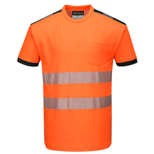 Portwest T181 PW3 Hi-Vis Short Sleeve Work T-Shirt Various Colours Only Buy Now at Workwear Nation!