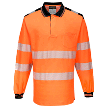  Portwest T184 PW3 Hi-Vis Long Sleeve Polo Shirt Various Colours Only Buy Now at Workwear Nation!