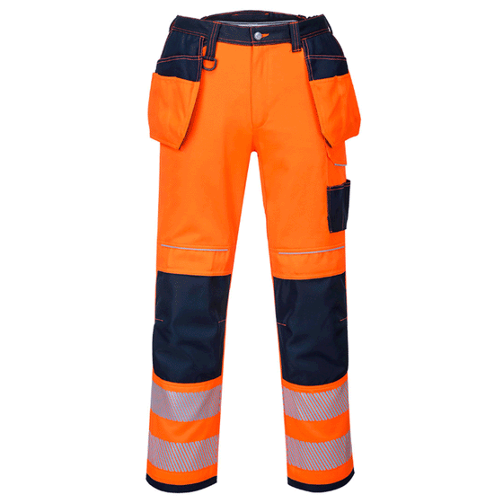Portwest T501 PW3 Hi-Vis Holster Kneepad Work Trouser Various Colours Only Buy Now at Workwear Nation!