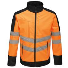  Regatta TRA625 Pro 3 Layer Breathable Hi-Vis Softshell Jacket Various Colours Only Buy Now at Workwear Nation!