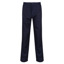  Regatta TRJ330 Water-Repellent Multi-Pocket Action Trousers Navy Blue Only Buy Now at Workwear Nation!