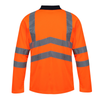Regatta TRS192 Pro Hi-Vis Long Sleeved Polo Shirt Only Buy Now at Workwear Nation!