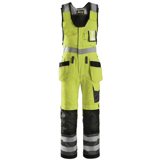 Snickers 0213 Hi-Vis One-Piece Holster Pocket Trousers, Class 2 Various Colours Only Buy Now at Workwear Nation!