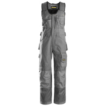  Snickers 0312 Craftsmen One-Piece Trousers, DuraTwill Grey Only Buy Now at Workwear Nation!