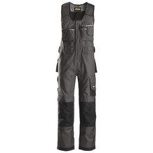  Snickers 0312 Craftsmen One-Piece Trousers, DuraTwill Muted Black Only Buy Now at Workwear Nation!