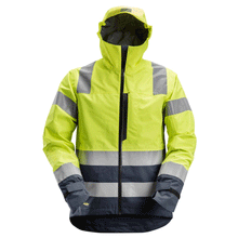  Snickers 1330 AllroundWork, Hi-Vis Waterproof Shell Jacket Class 3 Various Colours Only Buy Now at Workwear Nation!