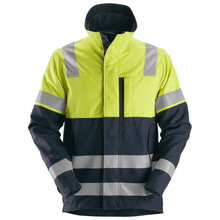  Snickers 1560 ProtecWork Flame Retardant Arc Protection Hi-Vis Jacket, Class 1 Only Buy Now at Workwear Nation!