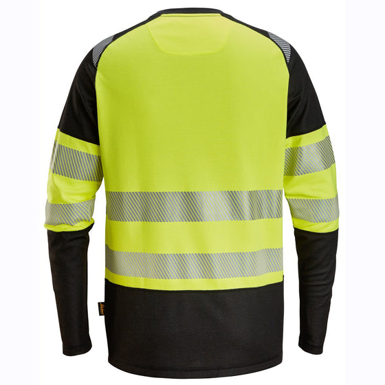 Snickers 2430 High-Vis Class 1 Long-Sleeve T-Shirt Only Buy Now at Workwear Nation!