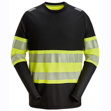  Snickers 2430 High-Vis Class 1 Long-Sleeve T-Shirt Only Buy Now at Workwear Nation!