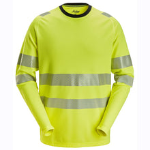  Snickers 2431 High-Vis Class 2/3 Long-Sleeve T-Shirt Only Buy Now at Workwear Nation!