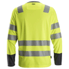 Snickers 2433 AllroundWork Hi-Vis Long Sleeve Shirt CL2 Various Colours Only Buy Now at Workwear Nation!