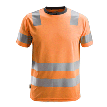  Snickers 2530 AllroundWork, Hi-Vis T-Shirt CL 2 Various Colours Only Buy Now at Workwear Nation!
