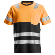  Snickers 2534 AllroundWork, Hi-Vis T-Shirt CL 1 Various Colours Only Buy Now at Workwear Nation!