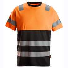  Snickers 2535 High-Vis Class 1 Short Sleeve Work T-Shirt Only Buy Now at Workwear Nation!
