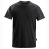 T-shirt en coton à manches courtes bicolore Snickers 2550 Achetez uniquement maintenant chez Workwear Nation !