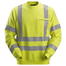  Snickers 2863 ProtecWork, Flame Retardant Arc Protection Hi-Vis Sweatshirt, Class 3 Only Buy Now at Workwear Nation!