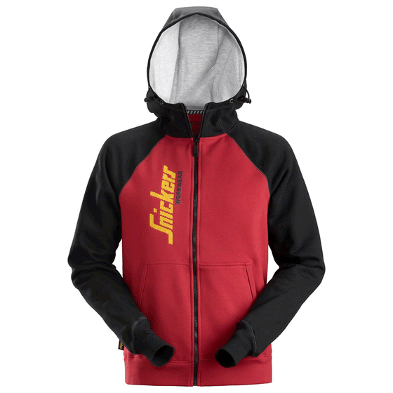 Snickers 2888 Logo Full Zip Work Hoodie Workwear Nation Ltd