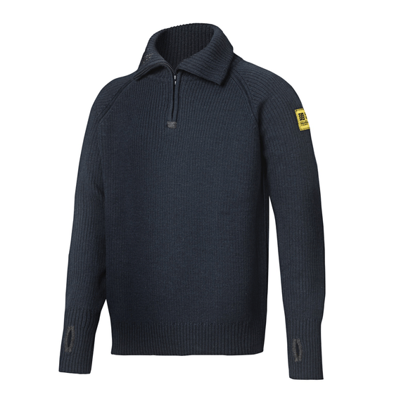 Snickers 2905 ½-Zip Wool Sweater Jumper Various Colours Only Buy Now at Workwear Nation!