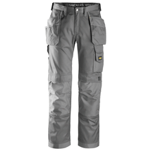  Snickers 3212 Craftsmen Holster Pocket Trousers, DuraTwill Grey Only Buy Now at Workwear Nation!