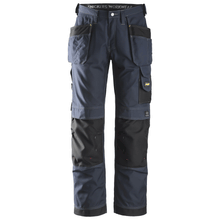  Snickers 3213 Craftsmen Holster Pocket Trousers, Rip-Stop Navy Blue Only Buy Now at Workwear Nation!