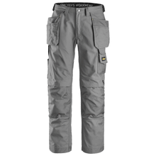  Snickers 3214 Craftsmen Holster Pocket Trousers, Canvas+ Grey Only Buy Now at Workwear Nation!