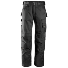  Snickers 3312 Craftsmen Trousers, DuraTwill Black Only Buy Now at Workwear Nation!