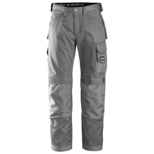  Snickers 3312 Craftsmen Trousers, DuraTwill Grey Only Buy Now at Workwear Nation!