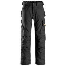  Snickers 3314 Craftsmen Trousers, Canvas+ Black Only Buy Now at Workwear Nation!
