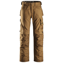  Snickers 3314 Craftsmen Trousers, Canvas+ Brown Only Buy Now at Workwear Nation!