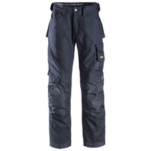  Snickers 3314 Craftsmen Trousers, Canvas+ Navy Blue Only Buy Now at Workwear Nation!
