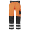 Snickers 3333 Hi-Vis Trousers, Class 2 Various Colours Only Buy Now at Workwear Nation!