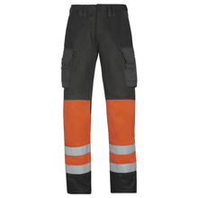  Snickers 3833 Hi-Vis Trousers, Class 1 Various Colours Only Buy Now at Workwear Nation!