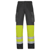 Snickers 3833 Hi-Vis Trousers, Class 1 Various Colours Only Buy Now at Workwear Nation!