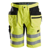 Snickers 6131 LiteWork, Hi-Vis Shorts+ Holster Pockets Class 1 Various Colours Only Buy Now at Workwear Nation!