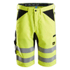 Snickers 6132 LiteWork Hi-Vis Shorts+ Class 1 Various Colours Only Buy Now at Workwear Nation!